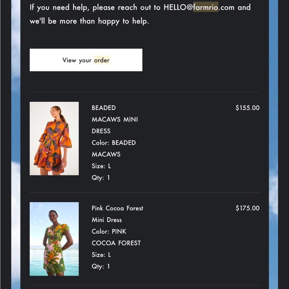 Farm Rio Pink Cocoa Forest Mini Dress - Picture 5 of 9